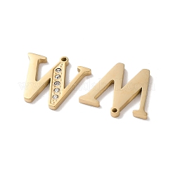 Pendentifs en acier inoxydable 304 plaqué or 14 carat véritable&nbsp;STAS-L022-157G-W