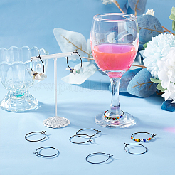 Серьги-кольца из нержавеющей стали 304 STAS-UN0015-66