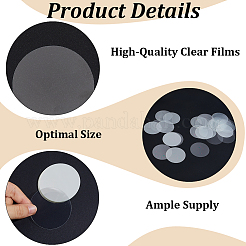 300 шт. прозрачная защитная пленка для значка питомца&nbsp;AJEW-CP0010-04B