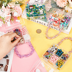 4 шт. контейнеры для шариков из полистирольного пластика&nbsp;CON-PH0002-77