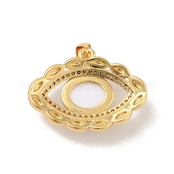 Латунные микро проложить кубического циркония подвески&nbsp;KK-B059-44G