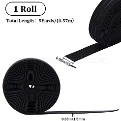 Cordino elastico piatto in poliestere antiscivolo&nbsp;OCOR-GF0003-16B-01