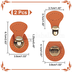 Воловья кожа пришить сумку с застежкой на замок FIND-WH0111-270B