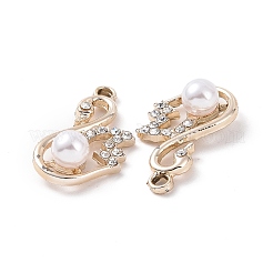 Сплава кристалла горный хрусталь подвески ALRI-H004-12KCG