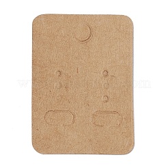 Carte di visualizzazione dell'orecchino di carta kraft&nbsp;CDIS-D005-07