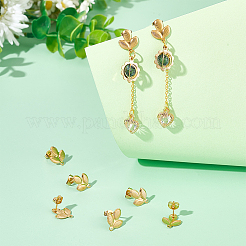 20 шт. фурнитура для сережек-гвоздиков из нержавеющей стали 304 STAS-UN0058-18