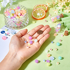 Светящиеся прозрачные акриловые бусины&nbsp;LACR-TA0001-02