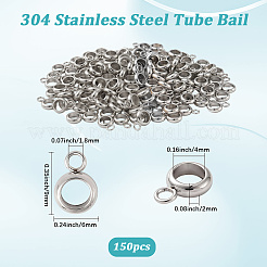 150 шт. трубчатые дужки из нержавеющей стали 304 STAS-BBC0008-25