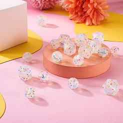 20шт 2 стиля силиконовые бусины SIL-TA0001-23