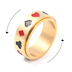 Anillo giratorio de acero inoxidable&nbsp;RJEW-C019-05G
