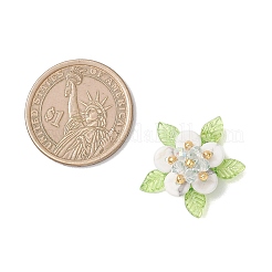 6 шт. натуральный гаулит и красная яшма&nbsp;PALLOY-MZ01192