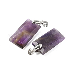 Граненые подвески из натурального аметиста&nbsp;G-L623-03P-06