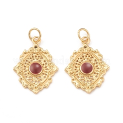 Кулоны из экологически чистой латуни с эмалью&nbsp;KK-I698-06B