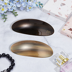 2 шт. 2-х цветные заколки для волос из смолы и железа PHAR-GO0001-07A