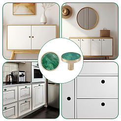 4 пакет круглые ручки для ящиков из цинкового сплава и акрила FIND-DR0001-85A