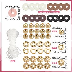 DIY-Sets zur Herstellung von Stretch-Armbändern aus Polymer-Tonperlen (Scheiben/flache runde Perlen)&nbsp;DIY-SP0003-41