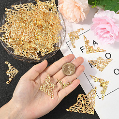 120 шт. 5 стиля железных филигранных соединительных звеньев&nbsp;FIND-SC0017-09