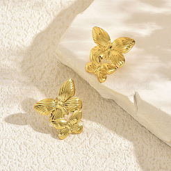 Из нержавеющей стали бабочка серьги стержня TM3279