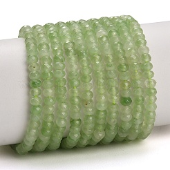 Teñidos naturales blancas abalorios de jade hebras&nbsp;GG-CBAF9EE-A12-3x4mm