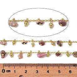 Звенья цепи из латунных самородков ручной работы CHC-L053-11G-07