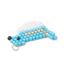 Подвески-птицы из бисера&nbsp;PALLOY-MZ01172-01