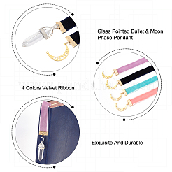 Закладки из бархатной ленты AJEW-AB00025