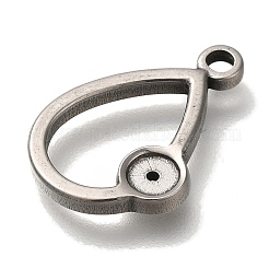 Подвеска из нержавеющей стали 304 со стразами STAS-H223-01AS-02