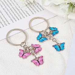 2шт брелок из цинкового сплава 2 цветов&nbsp;KEYC-CP0001-36