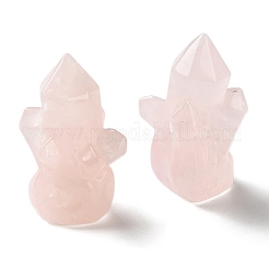 Украшения для показа кластеров из натурального розового кварца&nbsp;DJEW-C020-01G