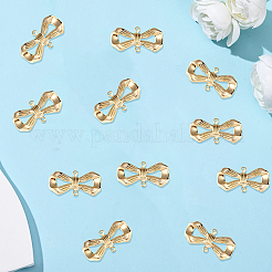 14 шт. латунные подвески-бантики&nbsp;KK-BBC0021-74