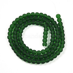 Fili di perline do vetro trasparente&nbsp;GLAA-T032-T4mm-MD22