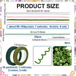 4 набор плюшевых палочек своими руками&nbsp;DIY-PH0032-68