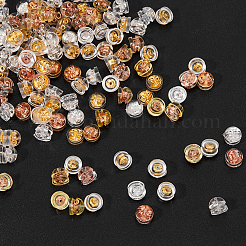 150 шт. 3-цветные силиконовые накладки на ушные гайки FIND-DC0004-44