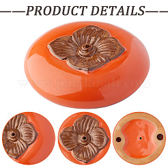 Фарфоровый держатель для ладана&nbsp;AJEW-WH0314-97B