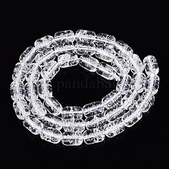 Transparent Knistern Glasperlen Stränge&nbsp;GLAA-NH0001-04-A02