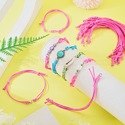 20 cordon en polyester ciré pour la fabrication de bracelets&nbsp;AJEW-TAC00093
