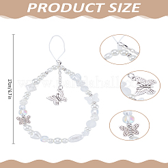 1 шт. пластиковые бабочки круглые бусины мобильные ремни&nbsp;AJEW-LP0004-53