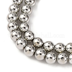 Стеклянные бусины с гальваническим покрытием  EGLA-H109-07E