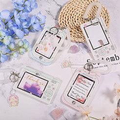 4 шт. 4 стиля прямоугольный держатель для фотокарточек из акрила и пластика для животных HJEW-CA0001-74