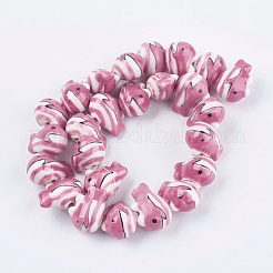 Perles en porcelaine manuelles&nbsp;PORC-G002-33
