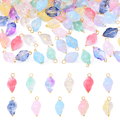 10шт стеклянные подвески PALLOY-YW00060-01