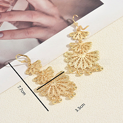 Серьги-люстры из сплава в стиле богемы XL2148