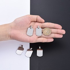 Pendenti grandi in acciaio inossidabile 304 anti-appannamento&nbsp;STAS-I140-19H-S