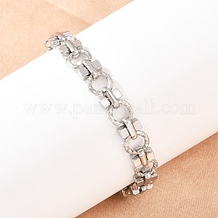 Gliederkettenarmbänder aus 304 Edelstahl für Damen&nbsp;BJEW-H207-01E-P