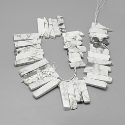 Природные Говлит бисер нитей G-R419-21