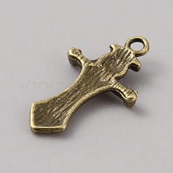 Тибетский стиль сплава цинка подвески FIND-WH0021-83AB-03