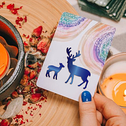 Трафареты для резки штампов из углеродистой стали с лесным оленем DIY-WH0309-1362