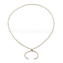 2 шт. 2 цвета 304 нержавеющая сталь сингапурская цепочка для изготовления ожерелья&nbsp;AJEW-JB01334