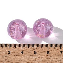 Perles de résine transparentes lumineuses&nbsp;RESI-F073-03D