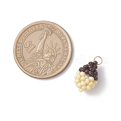 Подвески в виде желудей из стеклянных бусин&nbsp;PALLOY-MZ00957